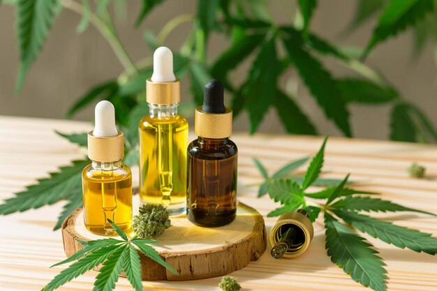 wooden-table-topped-with-bottles-cannabis-oil_1124848-125466